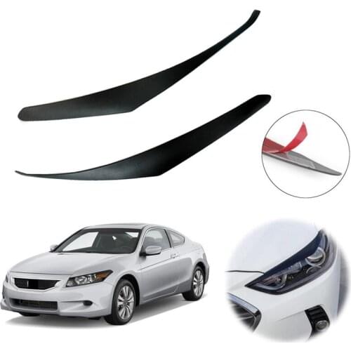 For Honda Accord 2008 2009 2010 2011 2012 2013 Car Front Headlight Lamp Eyebrows Eyelids Moulding Cover Trims 8Th
