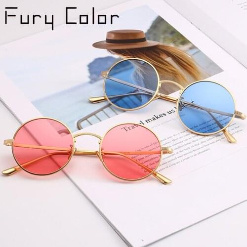 Luxury retro polarized Round Sunglasses Women men vintage Sunglasses ladies Driving Sun Glasses For Men Female Sunglasses Mirror