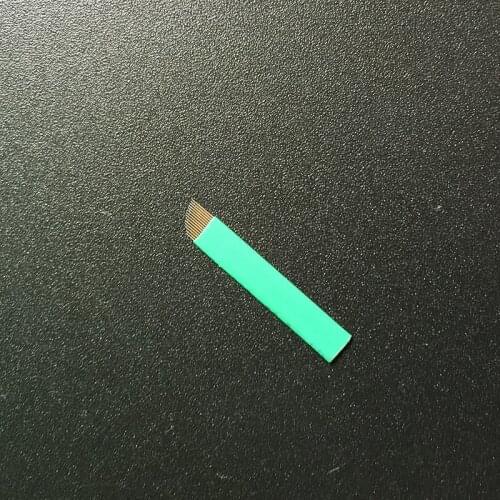 0.18mm 12 pin microblading needles blades Lamina Agulha Sobrancelha Tebori Microblading 12 Pontas Flex brow tatoo For Manual Pen