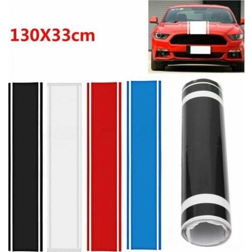 1 PC A692 Racing Stripe Canopy Decal Sticker Mustang Racing Double Stripe Vinyl Graphic Sticker