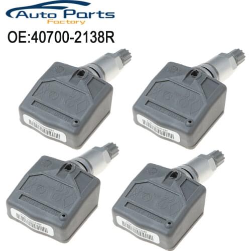 4 PCS New TPMS Sensor Tire Pressure Monitoring System TPMS For Nissan Infiniti 407002138R 40700-2138R 433MHZ