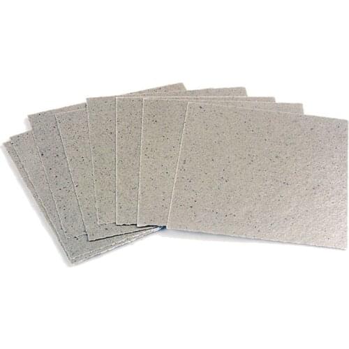 50Pcs Waveguide Cover Mica Plates Sheets Microwave Oven Repairing Part 13 x 13 cm for Use Universal Microwave Oven