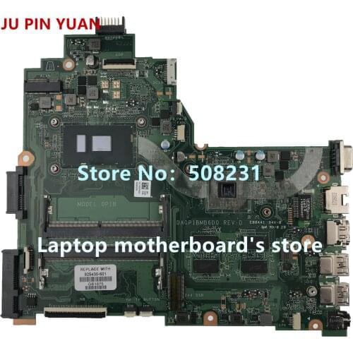 JU PIN YUAN 925430-601 925430-001 for HP Laptop 14-bs Laptop motherboard DA0P1BMB6D0 with 520 4GB i5-7200U 100% fully Tested