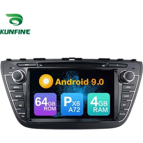 Android 9.0 Core PX6 A72 Ram 4G Rom 64G Car DVD GPS Multimedia Player Car Stereo For SUZUKI S-CROSS 2013 2014 2015 Radio
