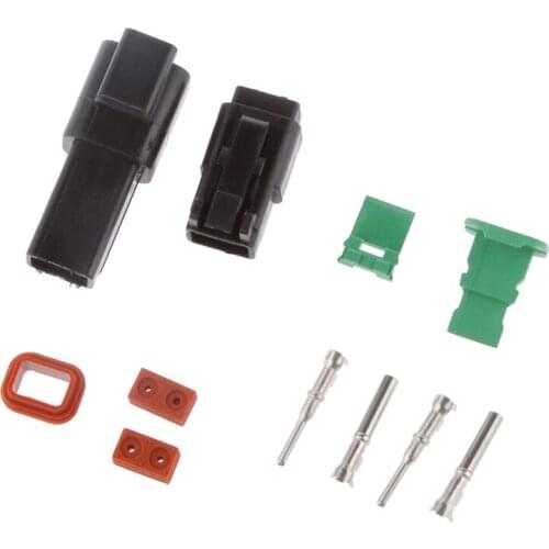 Automotive Waterproof Plug Pair Multi Connectors Block DT04-2P