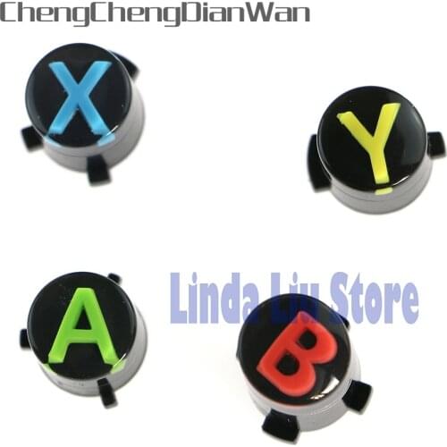For XBOX ONE Wireless Controller for XBOXONE button ABXY LOGO set mod kit Repair Parts Controller Parts