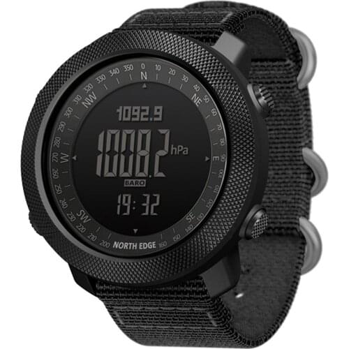 NORTH EDGE Mens sport Digital watch Hours Running Swimming Military Army watches Altimeter Barometer Compass waterproof