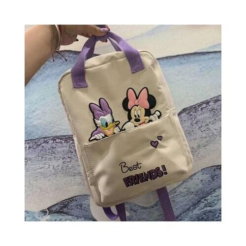 Disney mickey mouse Minnie children cartoon backpack girl boy handbag school bag