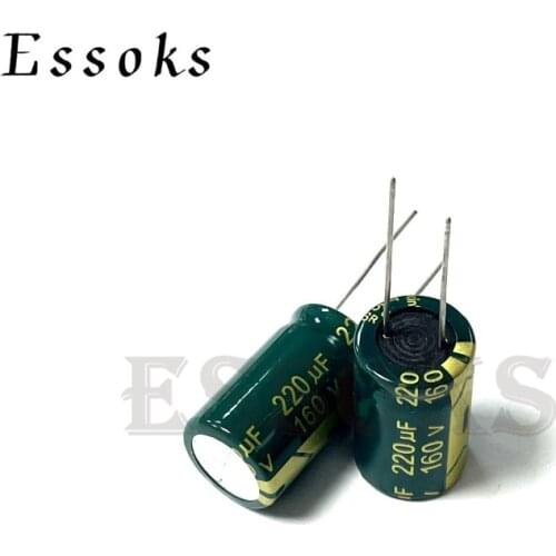 5pcs Electrolytic Capacitor 160V220UF 160V 220UF 16X25 mm High Frequency Low ESR Aluminum Capacitors