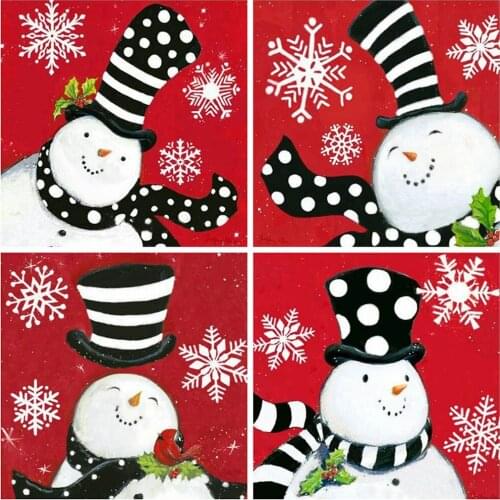 EverShine Diamond Painting 5D DIY Cartoon Full Square Drill Embroidery Sale Snowman Cross Stitch Mosaic Rhinestone Wall Stickers