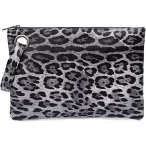 Leopard Print Clutch Bag PU Leather Ladies Wallet Fashion Dinner Evening Party Envelope Bags For Women