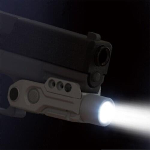 450 Lumens Compact Smart Flashlight Pistol Weapon Light Lanterna for Glock 17 18 1911 Tactical Weapon Picatinny Rail
