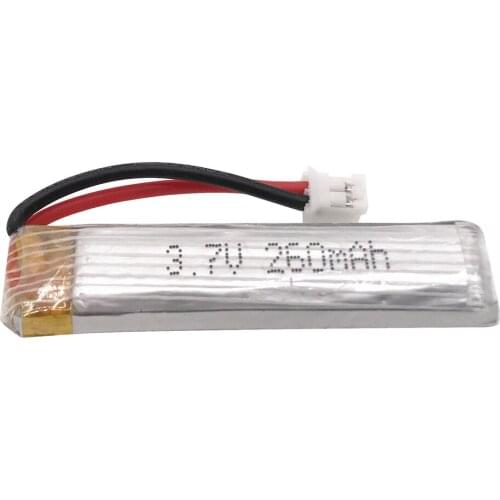 3.7V 260mAh 45C / 90C lipo battery for US65 UK65 QX65 UR65 Mobula7 Drone RC Quadcopter parts 1s 3.7V Lipo Battery PH2.0 Plug