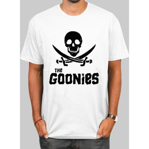 Goonies Never Say Die t-shirt men Unisex Casual T Shirts Brand Clothing Mans Short Sleeve T-Shirt Tops Tees Casual T-shirt