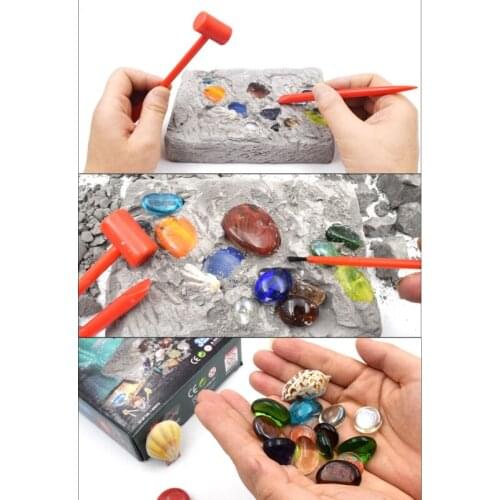 Gem Dig Kit Dig Up 17 Gems STEM Science & Educational Toys make Great Kids GXMB