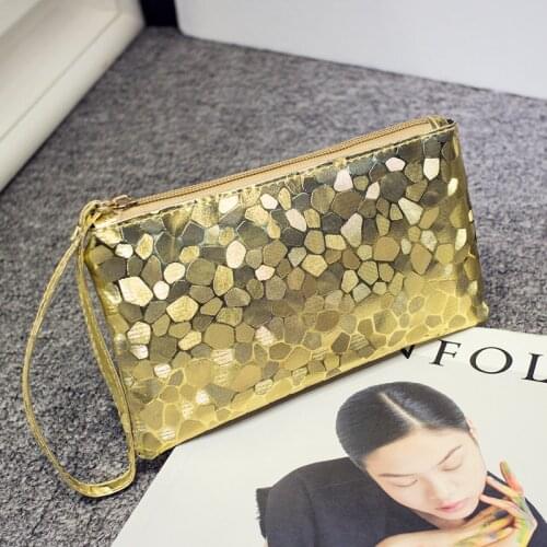 2021 New Stone Pattern Coin Purse Womens Korean Wave Holding Long Zipper Wallet Women Mobile Phone Bag Mini Handbag
