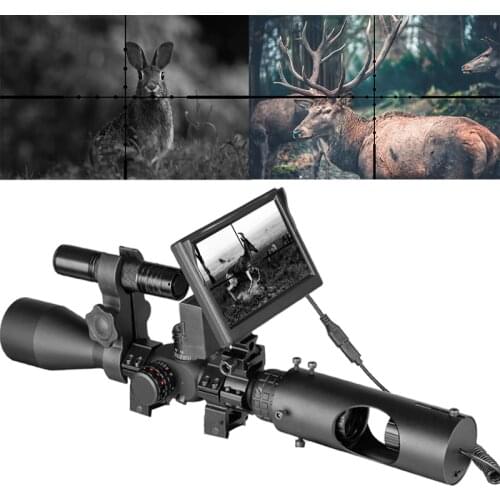 Night Vision Scopes Hunting Optics Sight Tactical 850nm Infrared LED IR Infrared Camera Waterproof Night Vision Device Hunting