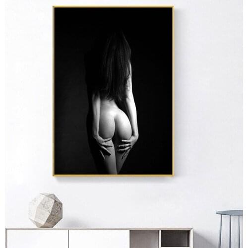Sexy Canvas Painting Female Nude Women Prints and Posters Wall Art Pictures for Home Living Room Bedroom Dormitory Decoration