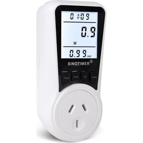 Electricity Usage Monitors Energy Power Electrical Power Consumption Watt Meter Plug-in Socket Power Kilowatt Wattage Meter