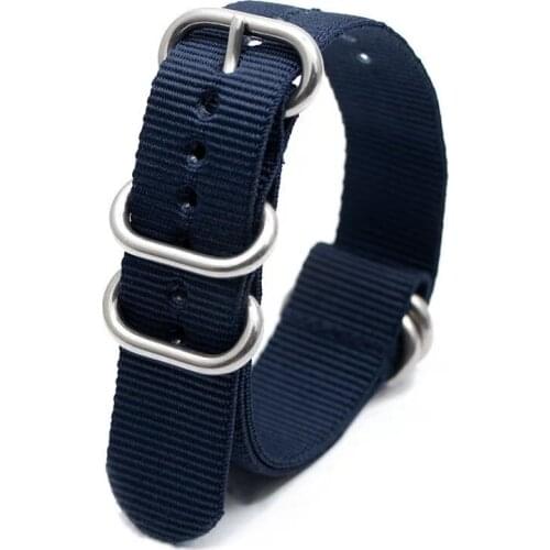 Aws For NATO ZULU Strap Wholesale Heavy Duty Nylon Watchband 18mm 20mm 22mm 24mm Stripe Rainbow Canvas Replacement bracelet