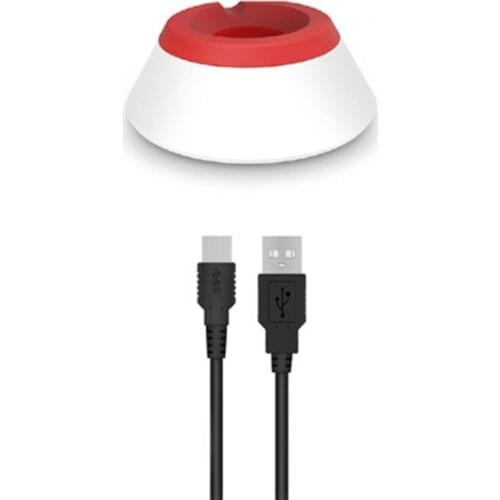 Lovely Carry Switch Pokeball Plus Controller for Switch Pokeball Plus Controller Charging Stand Red+ White
