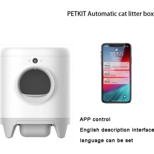 7L Intelligent Automatic Self Cleaning Fully EnClosed Cat Litter Box Shoveling Machine Clean Anti-Splash Toilet Litter Tray