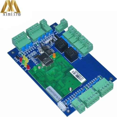High Security 2 Door Access Control Panel Two Door Two Ways TCP/IP 40000 User Free Shipping Door Access Control Board LP02