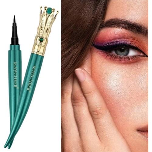 1 Pcs Eyeliner Liquid Pen Waterproof Long Lasting Quick Drying Smooth Makeup Beauty Matte Smokey Eyeliner Stamp Eye Pencil Women