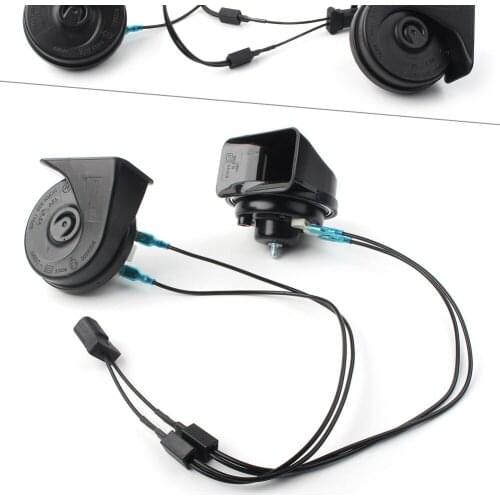 2Pcs Car 12V 125db Waterproof Loud Dual Pitch w/ Wiring Harness Pigtail Socket For Ford F150 MK11 2004 2005 2006 2007 2008