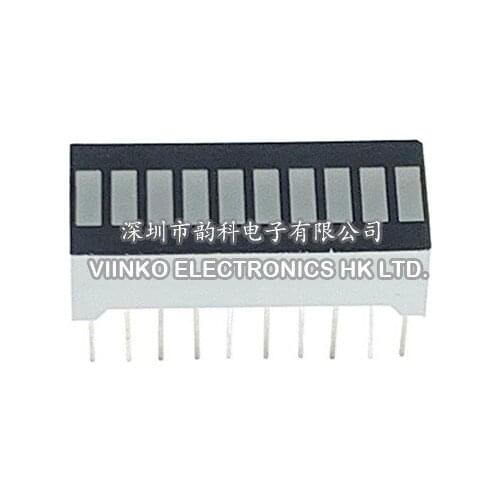 2pcs LED Display 10 Segment Bar Graph Red Green Blue White Yellow Green Numbers Signs Cube Bars Graphics Bar-Graph Module DIY