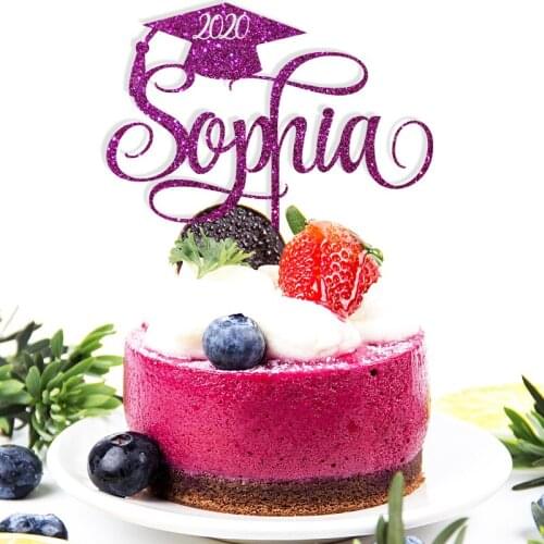 2020 Graduation Cake Topper, Personalized Graduation Cake Topper,Graduation party carnival decoration