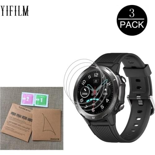 3Pcs For UMIDIGI Uwatch GT Smart Watch Nano Explosion-proof Full Screen Protector Film Uwatch GT HD Clear Film not Glass