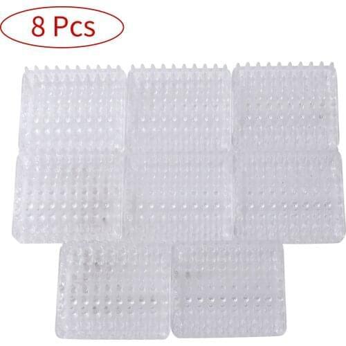 8Pcs Anti Slip Spiked Furniture Pads Cabinet Sofa Legs Caps Table Chair Caster Cups Home Office Feet Mats Furniture Accessories