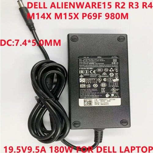 19.5V9.23A 180W AC ADAPTER FOR DELL ALIEWARE15 R2 R3 M15X M17X LAPTOP