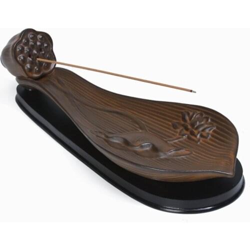 Fragrant lotus incense appliance ceramic burner ornaments incense incense burner creative sandalwood