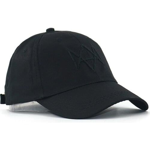 Cotton watch dog black baseball cap womens curved snapback sports hats adjustable men hip hop dad hat drop shipping