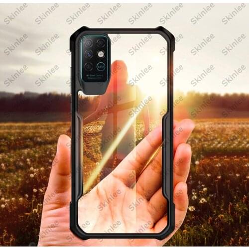 Skinlee For INFINIX NOTE 8 Case Official Original Shockproof Clear With Soft Frame Airbag Cover For Infinix Note8 Case