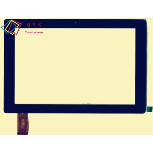Black 10.1 Inch for WEXLER .TAB i10 tablet pc capacitive touch screen glass digitizer panel Free shipping