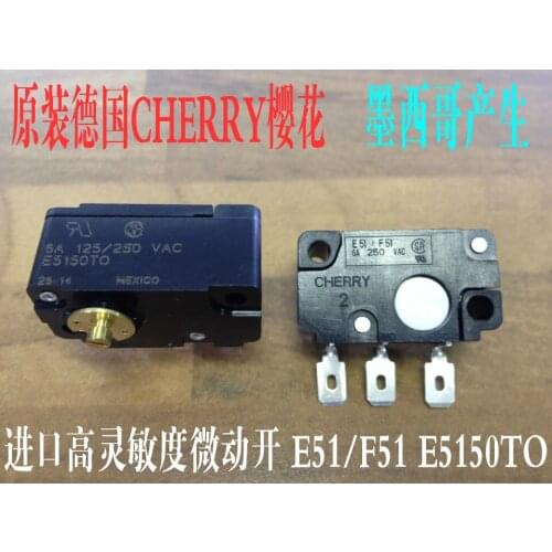 E5150TO Imported high sensitivity coin micro switch 6a250v German cherry E51 \ \ / F