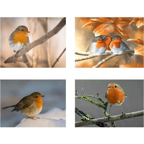 GATYZTORY 40x50cm DIY Painting By Numbers Acrylic Paint On Canvas HandPainted For Adults Flower Birds Modern Wall Home Decor