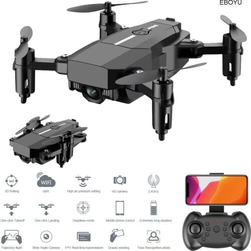 EBOYU F86 2.4Ghz RC Drone 1080P Wifi FPV HD Camera Altitude Hold One Key Return/Landing/ Take Off Headless RC Quadcopter Drone