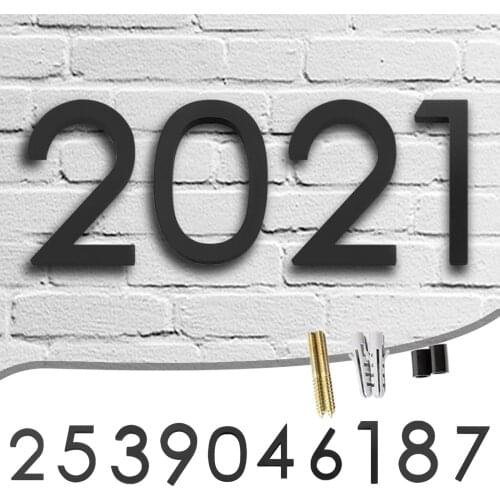 Floating House Number Metal Modern House Numbers Garden Door Home Home Design Apartment Exterior House Numbers Decorative Plate