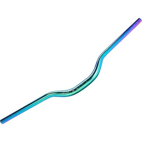 SHIKRA Colorful Bicycle Handlebar Mountain Bike Handlebar Rainbow MTB XC FR Bike Handle Bar 6 Degree 31.8X780mm