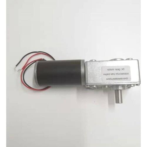 DCElectric Worm Geared Motor Spee 14/27/170 RPM Reversed 12 Volt 24V HighTorque 22KGDC Motors Reducer Self-LockingFor Toys Micro