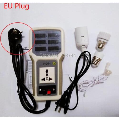 HP-9800 Handheld Power Monitor Energy Meter Analyzer HP9800 20A LED Saving Lamps Tester EU/AU/UK/US Plug Socket Power Meter