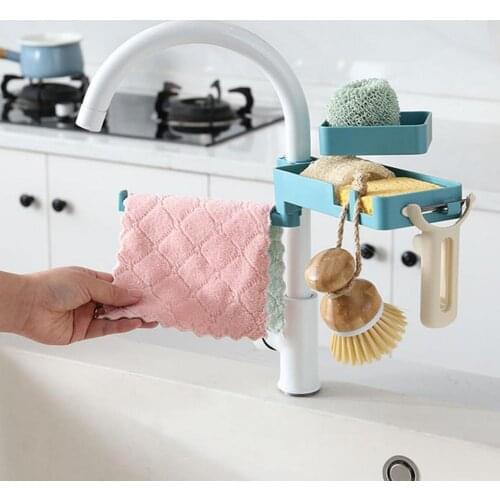 Large-capacity Storage Rack Strong Bearing Capacity ABS Multiple Layers Hollow Rotatable Cloth Drainer Rack Kitchen Supplies