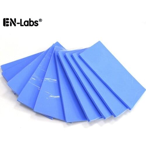 Thermal Pads GPU CPU VGA North bridge Cooler Thermally Conductive Silicone 3.6 w/m k,100x100mm 0.5mm 1mm 1.5mm 2mm 2.5m 3mm 5mm