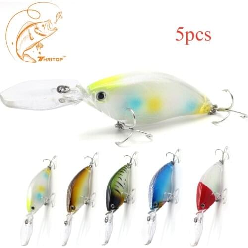 Thritop 5pcs New Artificial Bait TP043 Hard Lure Tremble Hook 10.5cm 18g 5 Various Colors Minnow Fishing Lure Accessories