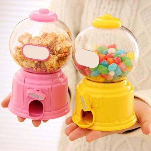 Vending Sweets Candy Machine Piggy Bank deposit box Cute Mini Bubble Gumball Dispenser Coin Bank Toy piggy Kids lovers gift