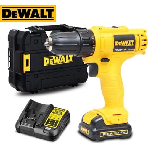 Dewalt 10.8V Impact Drill Cordless Screwdriver Power Tools Screwdriver Impact Hammer Drill Screwdriver With Tool Box